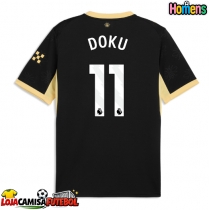Camisa de Futebol Manchester City Jeremy Doku #11 Equipamento Secundário 2026-27 Manga Curta